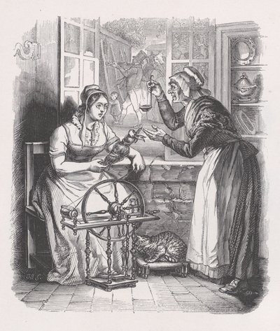 战俘》选自《贝朗热全集》，1836年。 作者 让·伊格纳斯·伊西多尔·杰拉德