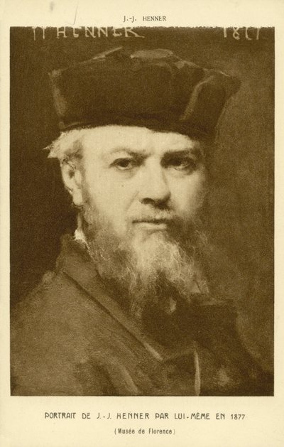 让-雅克·亨纳（Jean-Jacques Henner）的自画像，法国艺术家 作者 让·雅克（后）亨纳