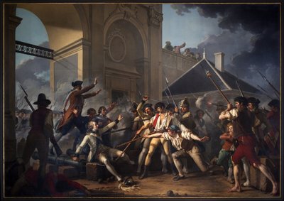 青年勇气的勇气，1791年 作者 Jean Jacques Francois Le Barbier