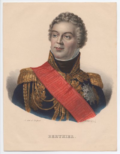 路易斯·亚历山大·伯蒂尔（Louis-Alexandre Berthier），1753-1815年，纳沙泰尔亲王瓦格拉姆亲王，1835年 作者 让·雅克·弗朗索瓦·莫纳图伊尔