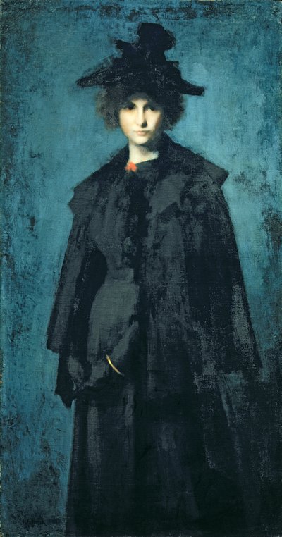 劳拉Leroux夫人的肖像 作者 Jean Jacques Henner