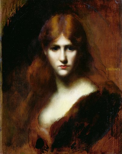 一个女人的肖像 作者 Jean Jacques Henner