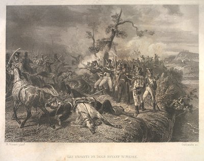 1812年7月25-26日俄军与法军骑兵在奥斯特罗夫诺附近的战斗 作者 让·雅克·奥思韦特