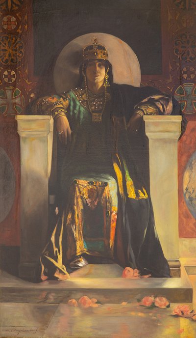 狄奥多拉皇后，约1887年。 作者 Jean Joseph Benjamin Constant