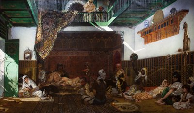 摩洛哥后宫内景 作者 让·约瑟夫·本杰明·康斯坦斯