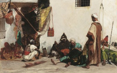 裁缝店，1878年 作者 让·约瑟夫·本杰明·康斯坦斯