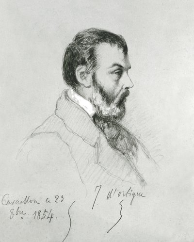 Joseph dOrtigue（1802-66）1854年的肖像 作者 让·约瑟夫·波纳万蒂尔·劳伦斯