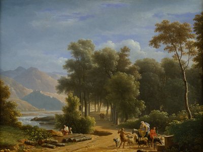 景观，1808年 作者 让·约瑟夫·泽维尔·比奥尔德