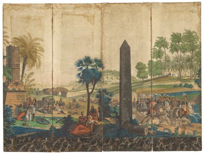 "埃及的法语"。 作者 让·朱利安·德蒂尔，1791-1863 年