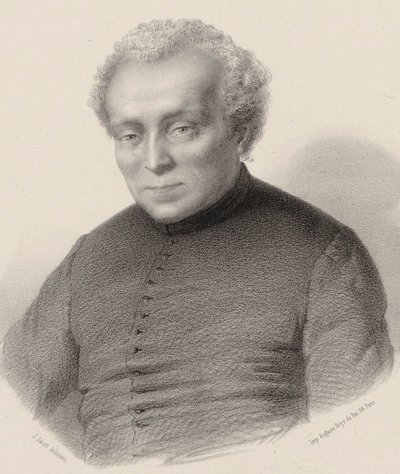 作曲家路易斯·兰比约（1797-1855）的肖像。 作者 让·朱利安·贾科特（Jean Julien Jacott）