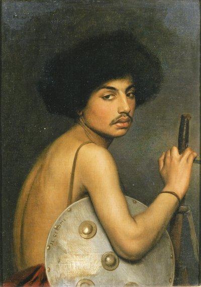Bisharin战士，1872年 作者 让·莱昂·杰罗姆