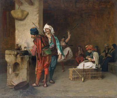1884年或更早以前，开罗铸造子弹公司（Cairo Casting Bullets）的Cafe House。 作者 让·莱昂·杰罗姆