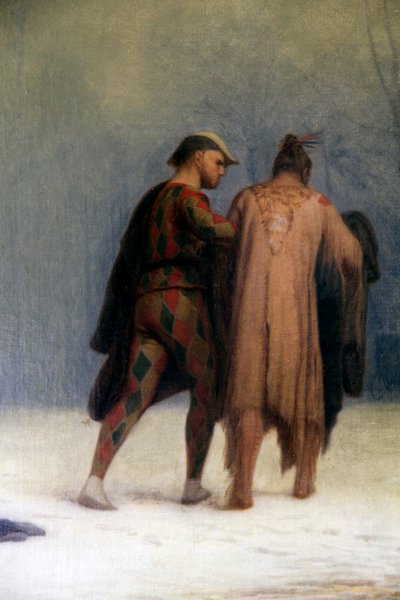 化装舞会后的决斗》，1857年 作者 让·莱昂·杰罗姆