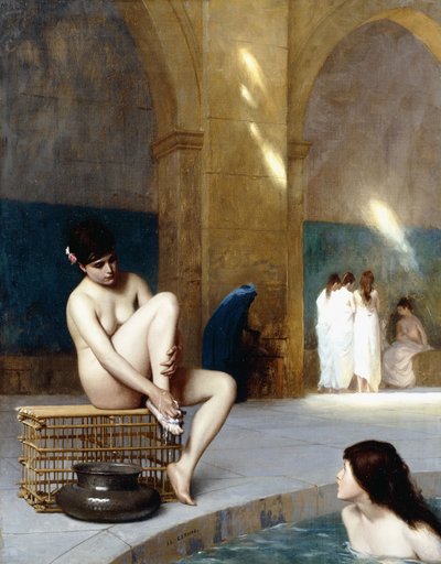 裸体女人，约1889年 作者 Jean Leon Gerome