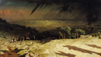 耶路撒冷（各各他，Consummatum Est，受难）1867 年（布面油画） 作者 让·莱昂·杰罗姆