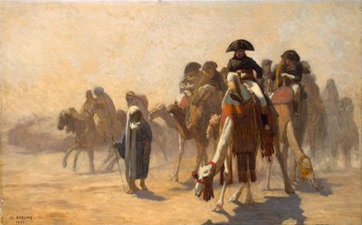 拿破仑在埃及》，1863年。   作者 让·莱昂·杰罗姆