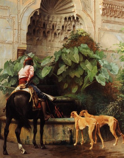 回到狩猎， 作者 Jean Leon Gerome