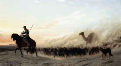 叙利亚牧羊人，1865年 作者 让·莱昂·杰罗姆