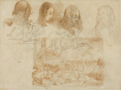 马旁的六幅肖像画 作者 让·路易·安德烈·西奥多·杰里科