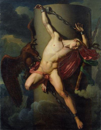 普罗米修斯的酷刑，1819年 作者 Jean Louis Cesar Lair