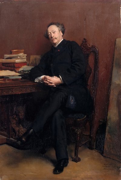 亚历山大·杜马斯（Alexandre Dumas），fils 1824-1895 作者 让·路易斯·欧内斯特·迈森尼尔