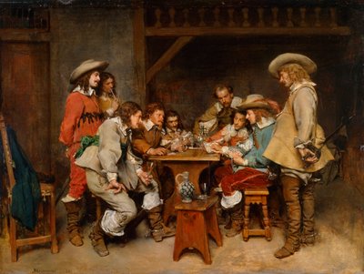 无辜者和磨卡者》，1861年 作者 Jean Louis Ernest Meissonier