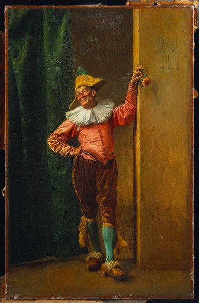 粉红色的栗子，1879年 作者 让·路易斯·欧内斯特·迈森尼尔