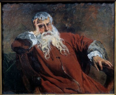 Ernest Meissonier (1815-1891) 1890 年的自画像画。 0,52x0,61 m 巴黎，奥赛博物馆 作者 让·路易斯·欧内斯特·迈森尼尔