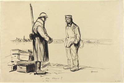 - Am Rhein - Ya., c. 19141919. 作者 让·路易·佛兰