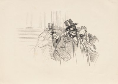 在证券交易所，c。 1900年。 作者 让·路易·佛兰
