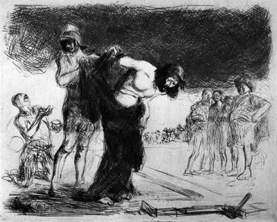 基督被剥夺了衣着，1925年。 作者 让·路易·佛兰