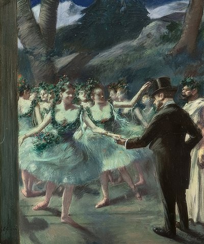 芭蕾舞1895年 作者 让·路易·佛兰