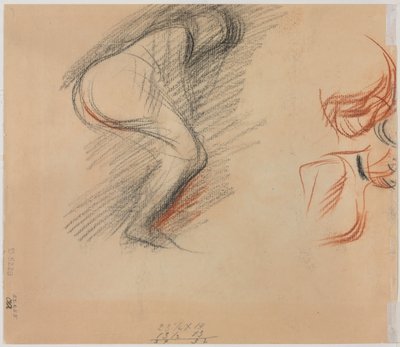 人物素描，1906年。 作者 让·路易·佛兰
