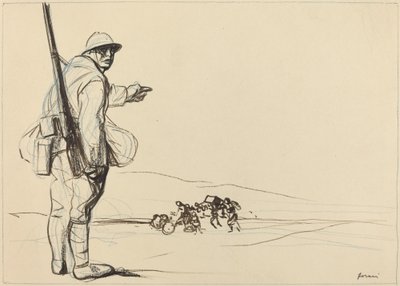 德军前进，约191419年。 作者 让·路易·佛兰