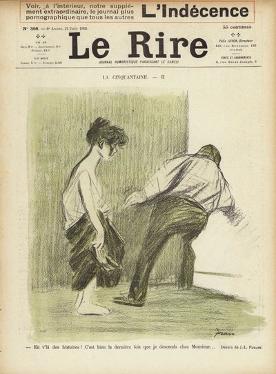 笑的插图 作者 Jean Louis Forain