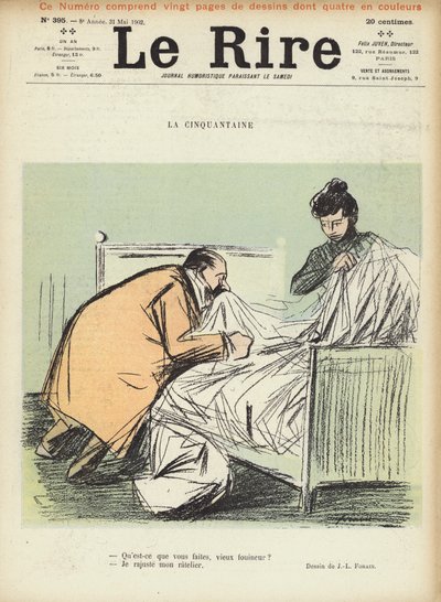 笑的插图 作者 Jean Louis Forain