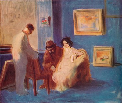绘画商人，c1927 作者 让·路易·佛兰