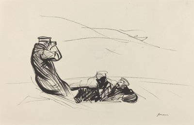 寻找敌人，约191419年。 作者 让·路易·佛兰
