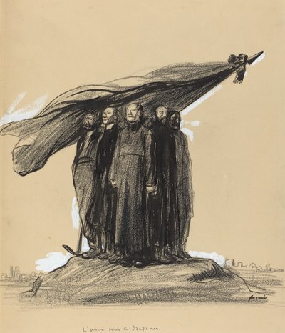 团结在旗帜下，约191419年。 作者 让·路易·佛兰