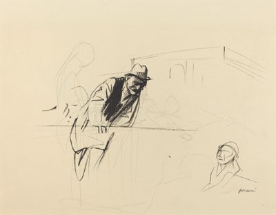 特里亚侬宫的谈判，凡尔赛宫，约1919年。 作者 让·路易·佛兰