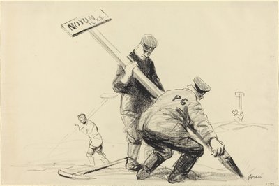 诺勇，约191419年。 作者 让·路易·佛兰