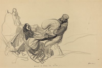 Quand le boche se retire...，可能是1917年。 作者 让·路易·佛兰