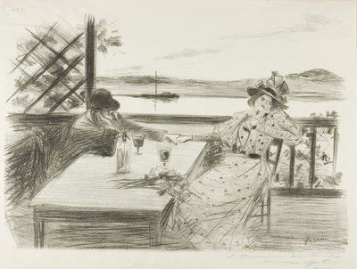 凉亭 作者 Jean-Louis Forain