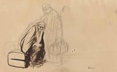 启程前往凡尔赛，约1919年。 作者 让·路易·佛兰