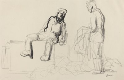 经济撤军，约1914-1919年。 作者 让·路易·佛兰