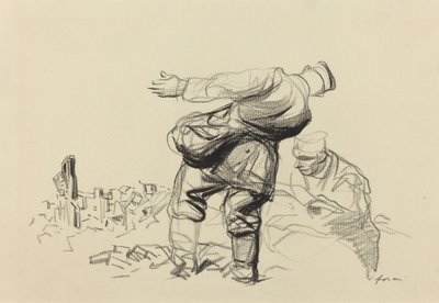 帝国毁灭，共和国付出，可能是1918年。 作者 让·路易·佛兰