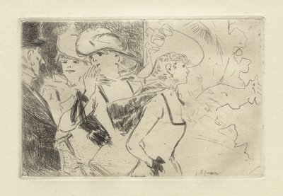 Folies-Bergère，c。 1880年至1886年。 作者 让·路易·佛兰