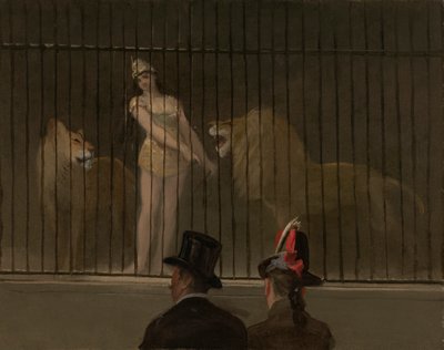 驯兽师 作者 Jean-Louis Forain