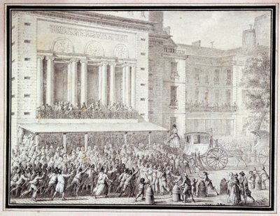 The people closing the doors of the Opera: July 12 作者 年轻人让·路易斯