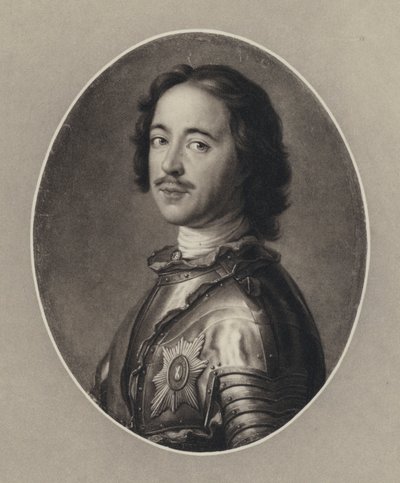 Peter The Great (litho) 作者 让·马克（后）纳蒂尔